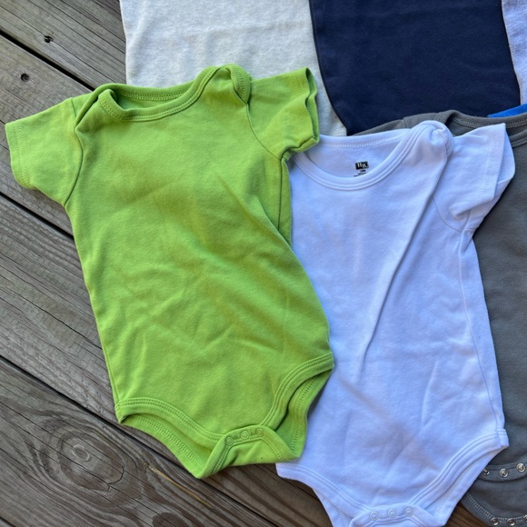 8 HB Infant Baby Toddler Colorful Snap Bodysuit Onesies - Picture 8 of 8